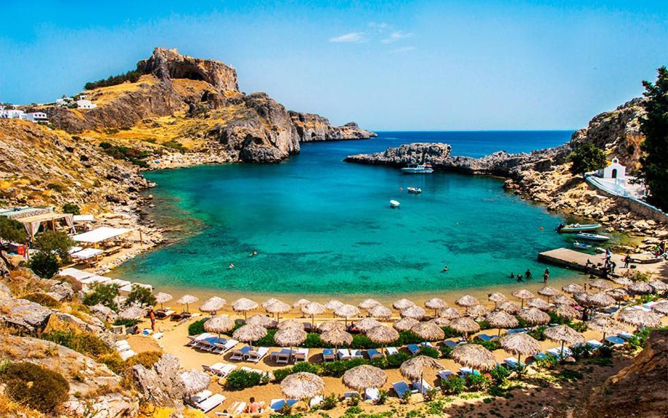Lindos Luxury Retro Villas Exterior foto